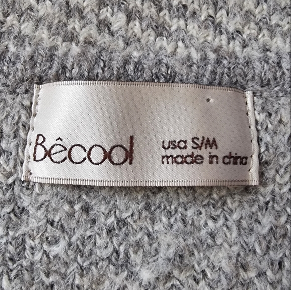 Becool beige pinstripe print coat/ trench coat size S/M - Picture 5 of 7